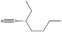 [R,(-)]-2-Ethylhexanenitrile Struktur