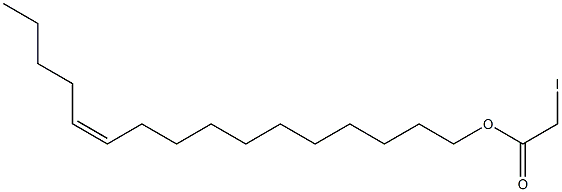 Iodoacetic acid (Z)-11-hexadecenyl ester Struktur