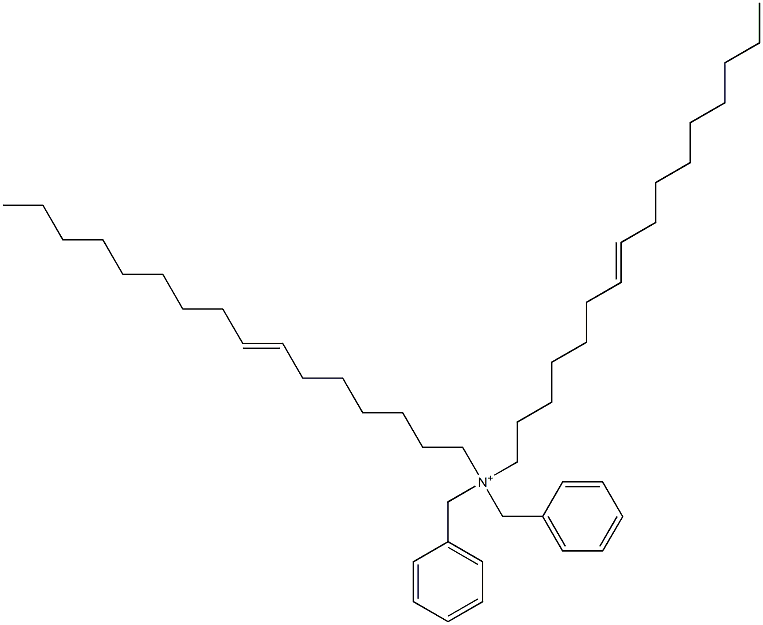 Di(7-hexadecenyl)dibenzylaminium Struktur