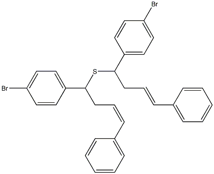 Cinnamyl(p-bromobenzyl) sulfide Struktur