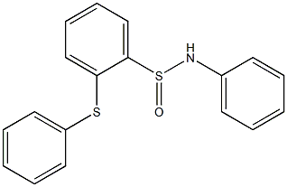 2-Phenylthio-N-phenylbenzenesulfinamide Struktur