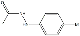 N'-(p-Bromophenyl)acetohydrazide Struktur