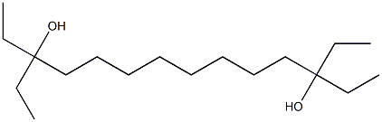 3,12-Diethyl-3,12-tetradecanediol Struktur