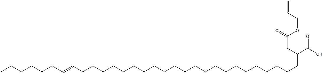 2-(23-Triacontenyl)succinic acid 1-hydrogen 4-allyl ester Struktur