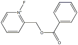 1-Fluoro-2-[(benzoyloxy)methyl]pyridinium Struktur