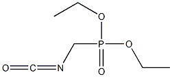 (Isocyanatomethyl)phosphonic acid diethyl ester Struktur