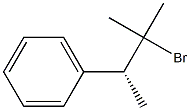 (+)-[(R)-2-Bromo-1,2-dimethylpropyl]benzene Struktur