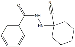 N'-(1-Cyanocyclohexyl)benzohydrazide Struktur