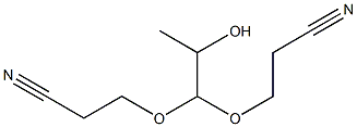 1,1-Bis(2-cyanoethoxy)-2-propanol Struktur