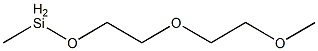 Methyl[2-(2-methoxyethoxy)ethoxy]silane Struktur