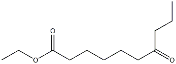 7-Ketocapric acid ethyl ester Struktur