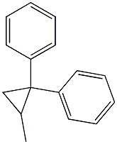 1,1-Diphenyl-2-methylcyclopropane Struktur