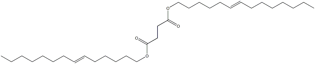 Succinic acid di(6-tetradecenyl) ester Struktur