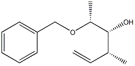 (2R,3R,4R)-2-Benzyloxy-4-methyl-5-hexen-3-ol Struktur