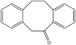 11,12-Dihydrodibenzo[a,e]cycloocten-5(6H)-one Struktur