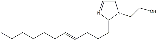 2-(4-Undecenyl)-3-imidazoline-1-ethanol Struktur