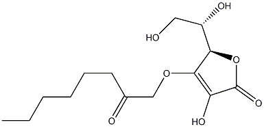 3-O-(2-Oxooctyl)-L-ascorbic acid Struktur