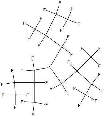 Tris[2-(trifluoromethyl)octafluorobutyl]amine Struktur