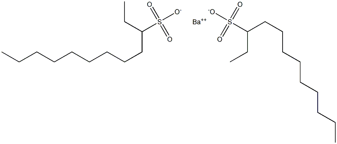 Bis(dodecane-3-sulfonic acid)barium salt Struktur