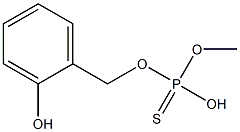 Thiophosphoric acid O-(2-hydroxybenzyl)O-methyl ester Struktur