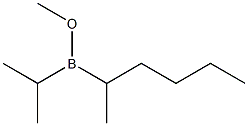 (1-Methylpentyl)isopropyl(methoxy)borane Struktur