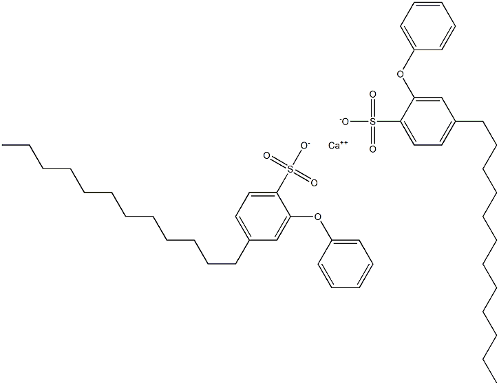 Bis(2-phenoxy-4-dodecylbenzenesulfonic acid)calcium salt Struktur