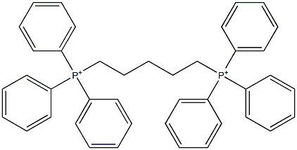 1,5-Pentanediylbis(triphenylphosphonium) Struktur