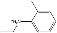 N-Ethyl-2-methylbenzenaminium Struktur