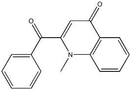 1-Methyl-2-benzoylquinolin-4(1H)-one Struktur