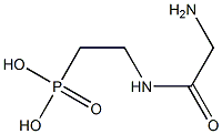 N-(2-Phosphonoethyl)-2-aminoacetamide Struktur