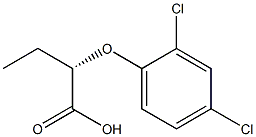 [S,(-)]-2-(2,4-Dichlorophenoxy)butyric acid Struktur