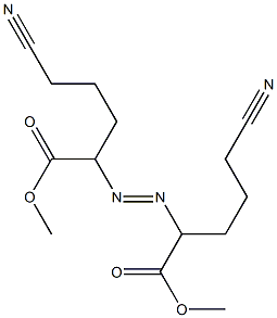 2,2'-Azobis(5-cyanovaleric acid)dimethyl ester Struktur