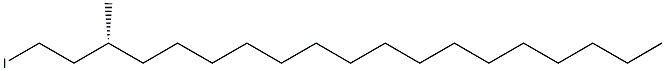 [R,(-)]-1-Iodo-3-methylnonadecane Struktur