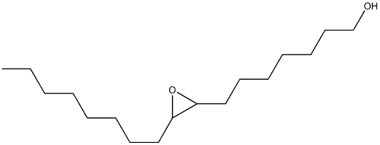 8,9-Epoxyheptadecan-1-ol Struktur