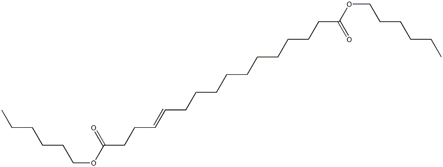 4-Hexadecenedioic acid dihexyl ester Struktur