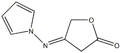 4-Pyrrolizino-2,5-dihydrofuran-2-one Struktur