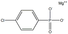 4-Chlorophenylphosphonic acid magnesium salt Struktur