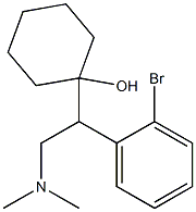 1-[1-(2-Bromophenyl)-2-dimethylaminoethyl]cyclohexanol Struktur