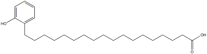 18-(2-Hydroxyphenyl)stearic acid Struktur