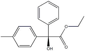 [R,(+)]-Phenyl(p-methylphenyl)glycolic acid ethyl ester Struktur