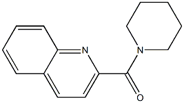 2-Piperidinocarbonylquinoline Struktur