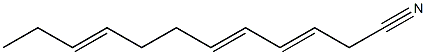 3,5,9-Dodecatrienenitrile Struktur