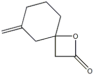 3-Methylenespiro[cyclohexane-1,2'-oxetan]-4'-one Struktur