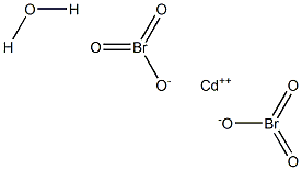 Cadmium bromate monohydrate Struktur