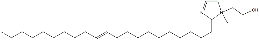 1-Ethyl-2-(11-henicosenyl)-1-(2-hydroxyethyl)-3-imidazoline-1-ium Struktur