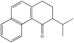 1,2-Dihydro-3-isopropylphenanthren-4(3H)-one Struktur