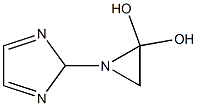 2-(2,2-Dihydroxy-1-aziridinyl)-2H-imidazole Struktur