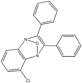 Oxychlorodiphenylquinoxaline Struktur