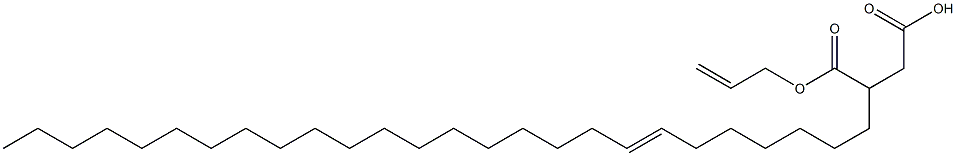 3-(7-Hexacosenyl)succinic acid 1-hydrogen 4-allyl ester Struktur