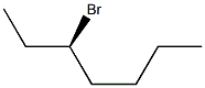 [R,(-)]-3-Bromoheptane Struktur